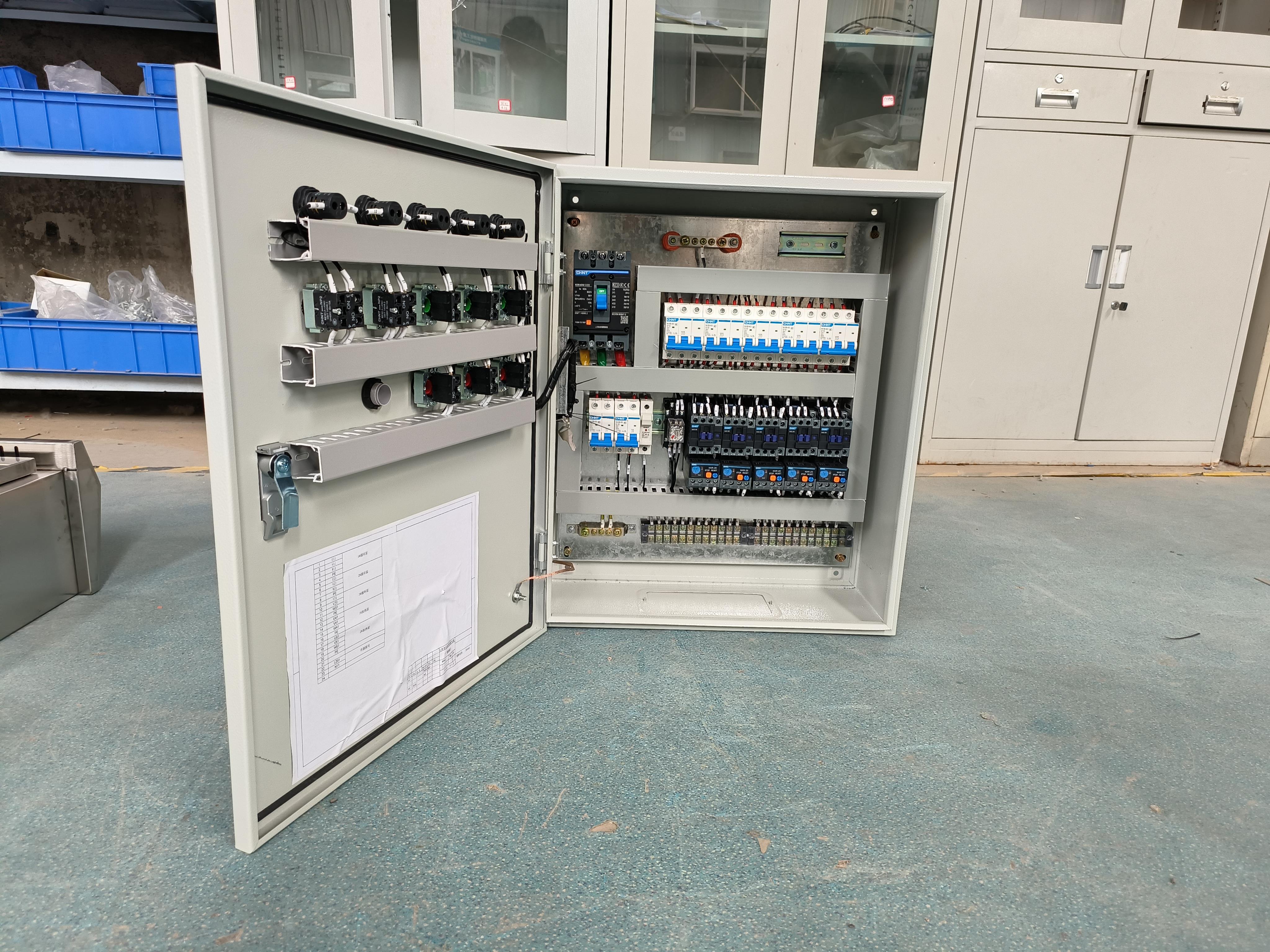 一台污水处理PLC控制柜45kW变频器 工作中不定期报过热跳闸（二）